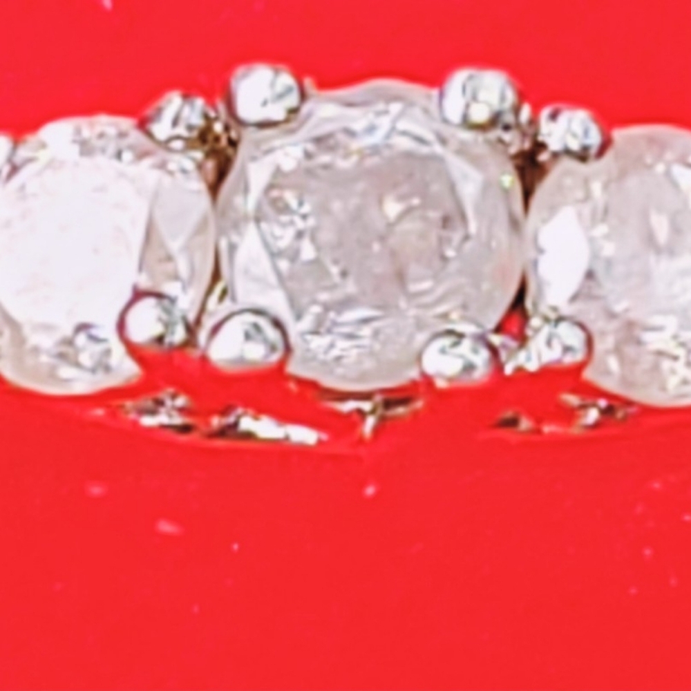 Past ,Present, And Future Diamond Ring - image 3